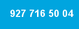 927 716 50 04 927 716 50 04